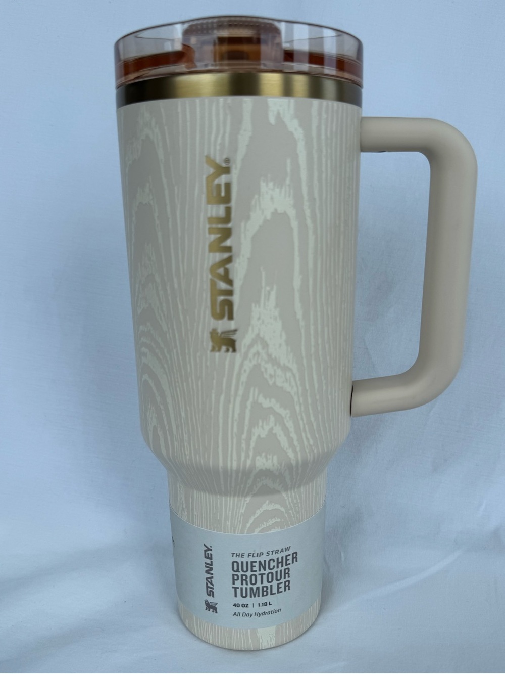 NWT Stanley Limited Quencher ProTour 40 oz Birch Woodgrain Flip Straw Tumble